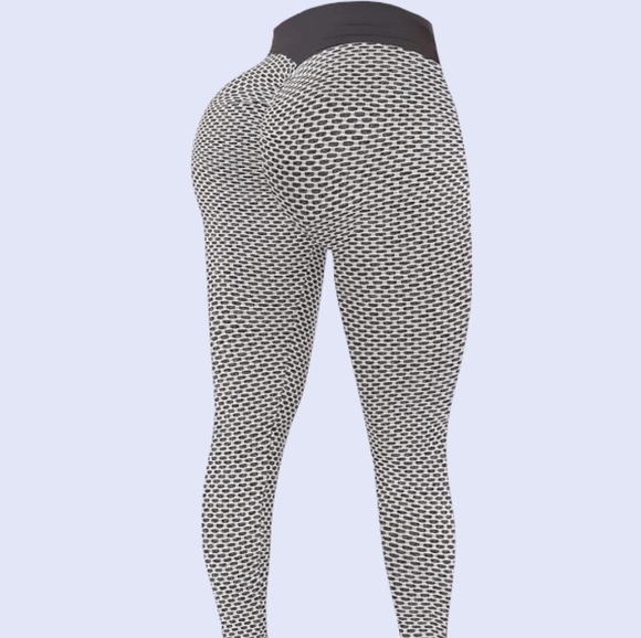 4 Pack Women's Scrunch Leggings Comfy Bubble Texture Causal Active Wear - Picture 4 of 6